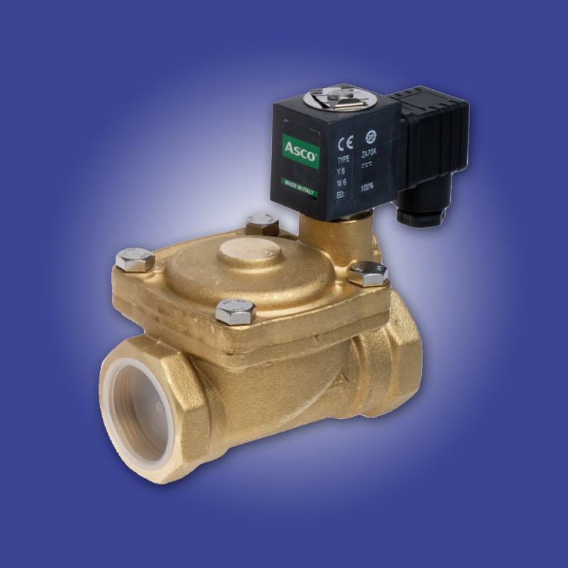 Brass solenoid latching valve 6Vdc
