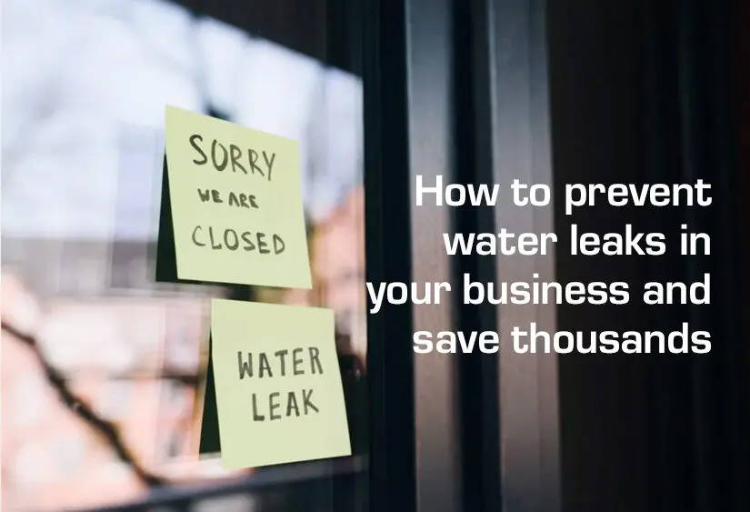 Prevent a water leak in your business with water leak detection products from Aquilar