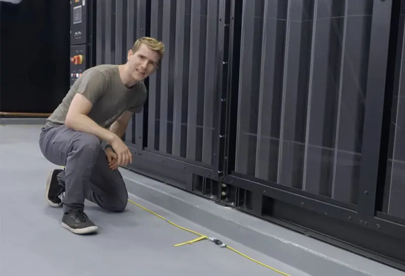 TraceTek water leak detection cables featured on popular YouTube tech channel.