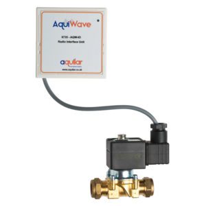 AquiWave wireless water shut-off solenoid valve