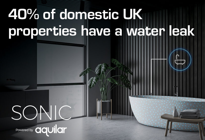 40% of domestic UK properties have a water leak