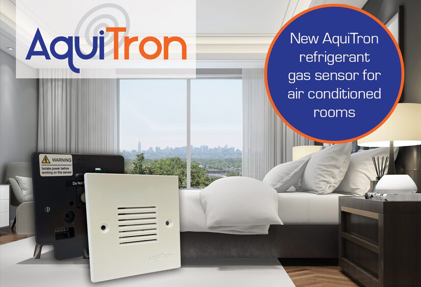 The new AquiTron AT-SRG air conditioning and heat pump refrigerant leak detection system