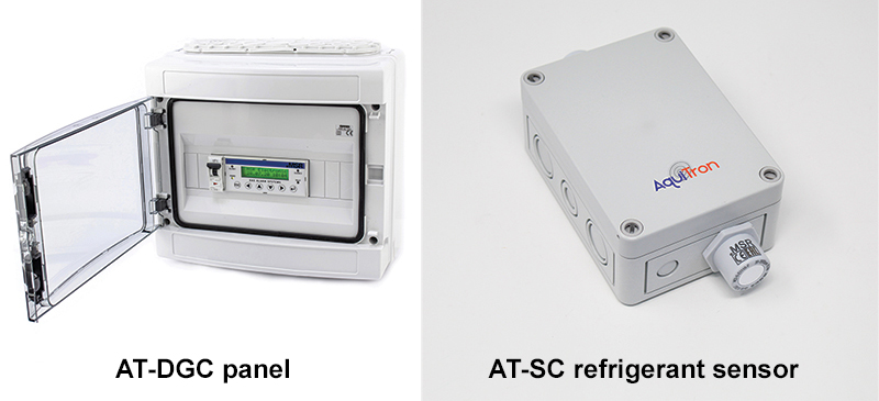 AT-DGC refrigerant gas detection panel and AT-SC refrigerant gas detection sensor